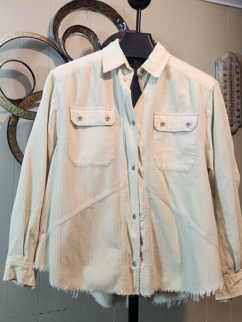 THREAD & SUPPLY Button Front Shacket